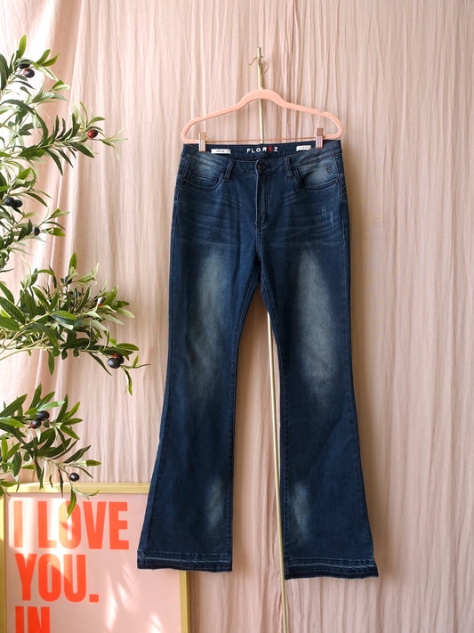 Floréz the flared jeans dark indigo blue