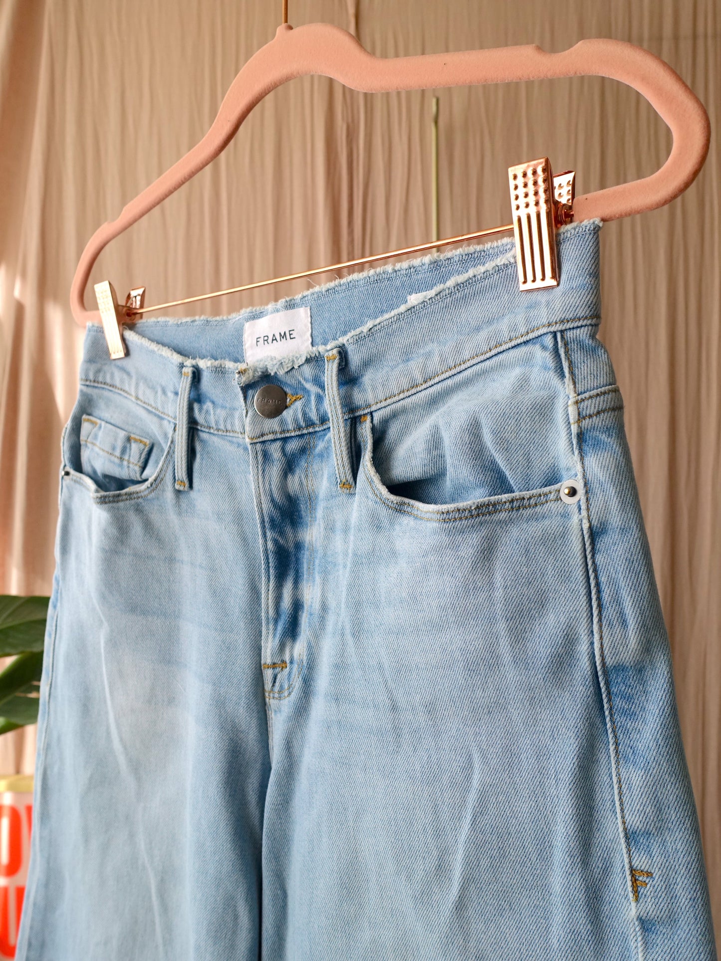 Frame ali wide crop jeans