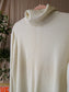 Peter Hahn classic rib cable pullover ecru