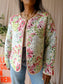 Freequent flowa jacquard embroidered jacket