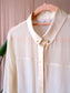 French Connection silk blouse creme