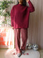 Fynch Hatton pure merino knit maroon