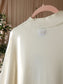 G-STAR oversized moto logo XXL mock top eggnog