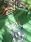 Ganni disco smiley tee pastel green