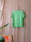 Ganni disco smiley tee pastel green