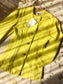 Ganni dressed denim jacket blazing yellow