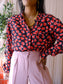 GANNI the floral viscose shirt