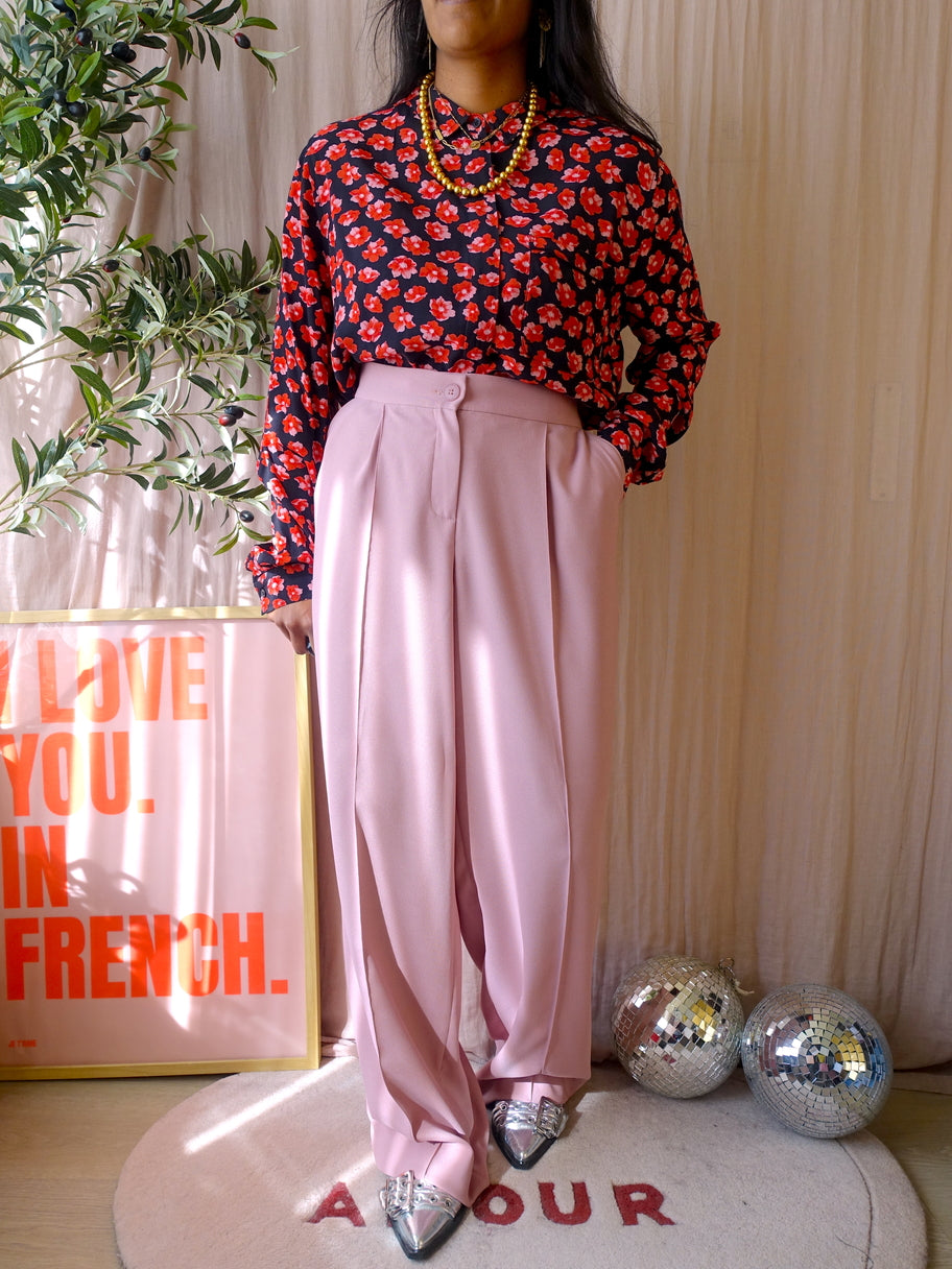 GANNI the floral viscose shirt
