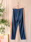 GANNI straight fit sweat pants indigo blue