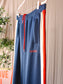 GANNI straight fit sweat pants indigo blue