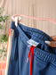 GANNI straight fit sweat pants indigo blue
