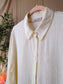 Vintage Gerry Weber 100% cupro blouse ecru