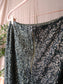 Gestuz sequin high waist rok dark army