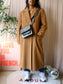 Vintage Gil Bret original classic wool coat camel beige