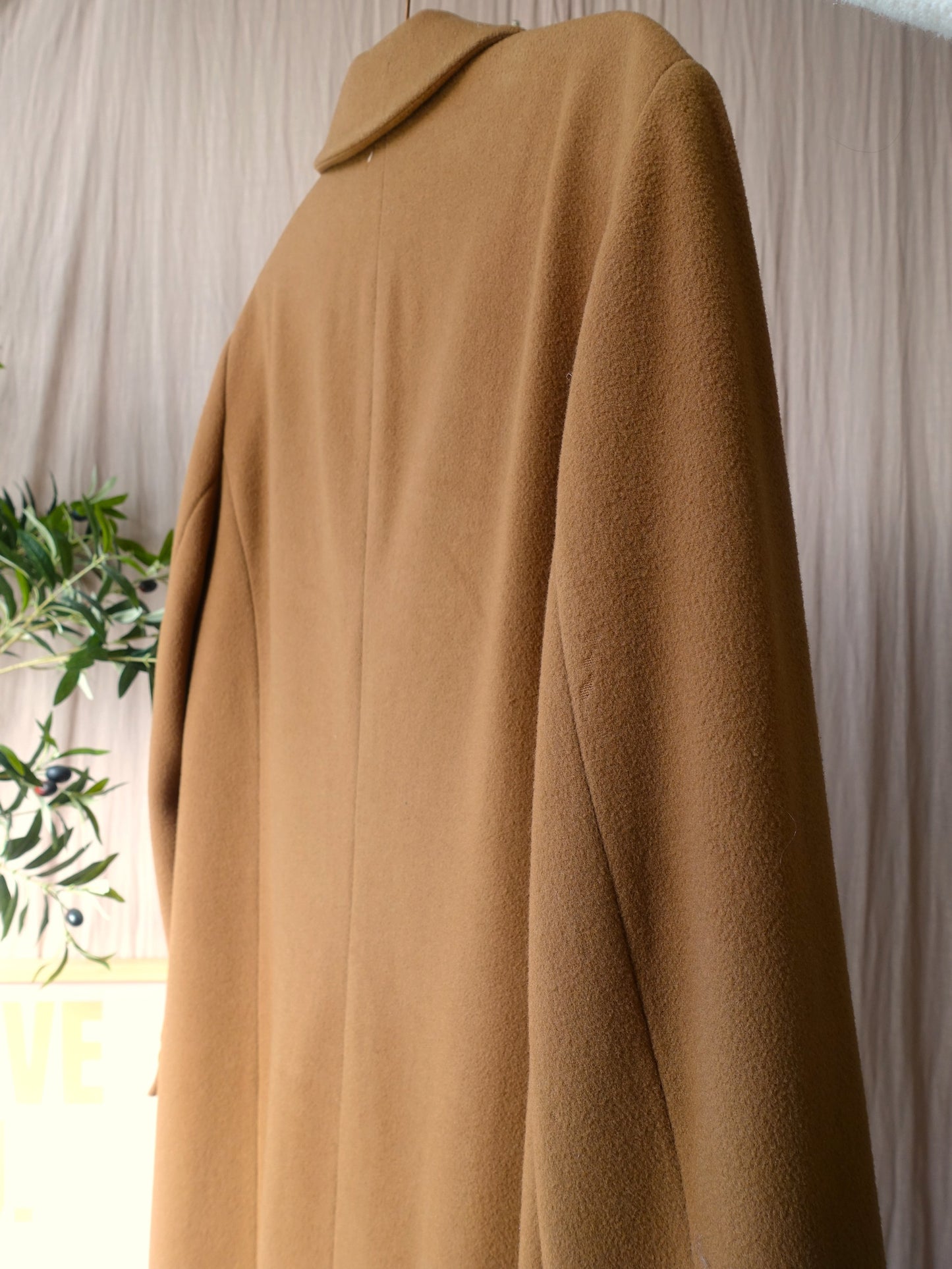 Vintage Gil Bret original classic wool coat camel beige