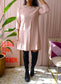 Goat lola tunic dress powder pink