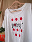 Golden Goose oversized polkadot print tee wit