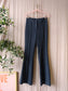YAYA high waist flared pants platinum grey