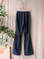 YAYA high waist flared pants platinum grey