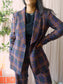 H2O co-ord checkered suit (blazer + broek)