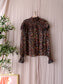 Harper & Yve embroidered ruches top