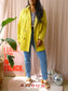 Lora corduroy blazer mustard yellow