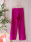 Helena Hart travel quality comfort wide leg magenta
