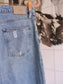 Homage marilyn straight fit destroyed jeans