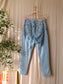 Homage marilyn straight fit destroyed jeans