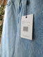 Homage straight leg embroidery detail jeans vintage blue