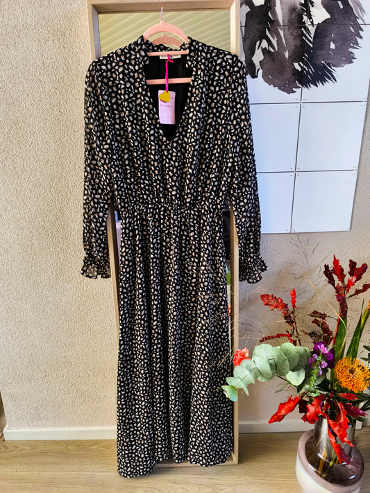 Circle Of Trust maxi dot print jurk ivana