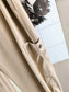 Ulla Popken vegan leather cropped cargo pants sand