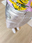 Scotch & Soda premium metallic leather rok zilver
