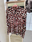 Andco Woman travel quality animal print blouse