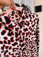 Andco Woman travel quality animal print blouse