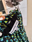 Harper & Yve Lauren green flower rok