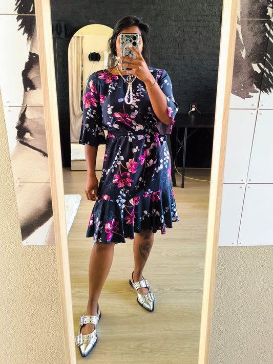 Sissy-Boy Jess jurk floral navy