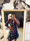 Sissy-Boy Jess jurk floral navy