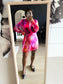 Shoeby la tie dye dress marble print
