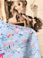 Another Label co-ord set hamptons long island print (blouse + rok)