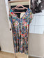 King Louie floral print midi stretch jurk