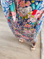 King Louie floral print midi stretch jurk