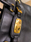 Michael Kors Hamilton east west large soft leather satchel tote black