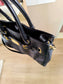 Michael Kors Hamilton east west large soft leather satchel tote black