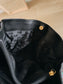 Michael Kors Hamilton east west large soft leather satchel tote black