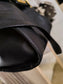Michael Kors Hamilton east west large soft leather satchel tote black