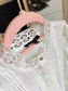 NIKKIE broderie anglaise ruffle jurk wit