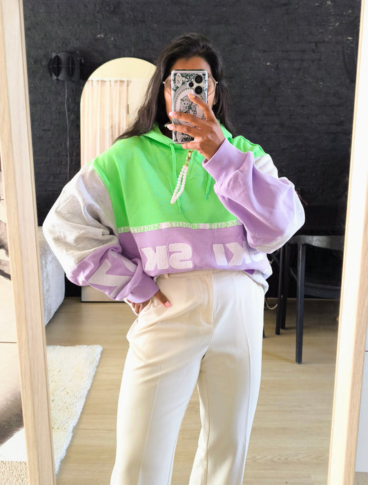 Stieglitz Skiglitz oversized Heidi hoodie with embroidery