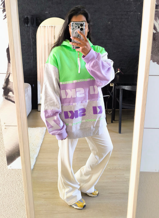 Stieglitz Skiglitz oversized Heidi hoodie with embroidery