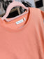 Inwear Issa shoulder padded modal top peach